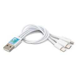 branded Triple Connector Cable, from our range of promotional USB Accessories