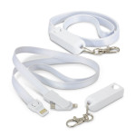 Custom Printed Lanyards  - Artex 3-in-1 Charging Lanyard