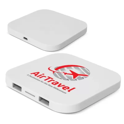 branded Impulse Wireless Charging Hub, from our range of promotional USB Hubs & Cables