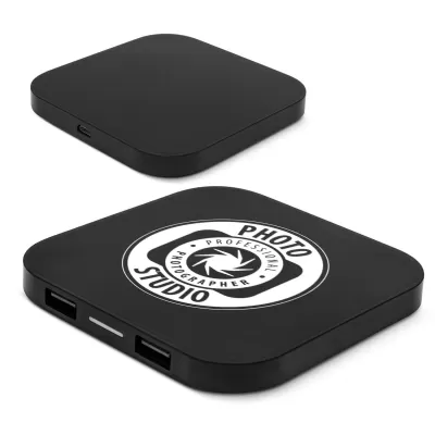 branded Impulse Wireless Charging Hub, from our range of promotional USB Hubs & Cables