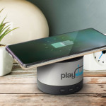 Wired &amp; Bluetooth Speakers - Alcan Speaker Wireless Charger