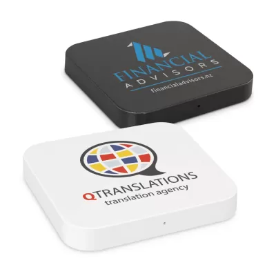 branded Vector Wireless Charger - Square, from our range of promotional Phone & Tablet Chargers