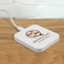 branded Vector Wireless Charger - Square, from our range of promotional Phone &amp; Tablet Chargers