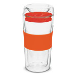 branded Divino Double Wall Glass Cup, from our range of promotional Reusable Coffee Cups - Glass