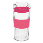 branded Divino Double Wall Glass Cup, from our range of promotional Reusable Coffee Cups - Glass