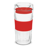 branded Divino Double Wall Glass Cup, from our range of promotional Reusable Coffee Cups - Glass