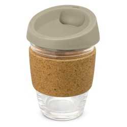 branded Metro Cup - Cork Band, from our range of promotional Reusable Coffee Cups - Plastic & Ceramic