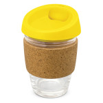 branded Metro Cup - Cork Band, from our range of promotional Reusable Coffee Cups - Plastic &amp; Ceramic