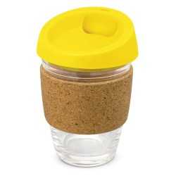 branded Metro Cup - Cork Band, from our range of promotional Reusable Coffee Cups - Plastic & Ceramic