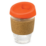branded Metro Cup - Cork Band, from our range of promotional Reusable Coffee Cups - Plastic &amp; Ceramic