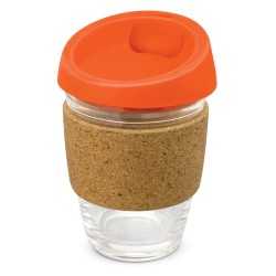 branded Metro Cup - Cork Band, from our range of promotional Reusable Coffee Cups - Plastic & Ceramic