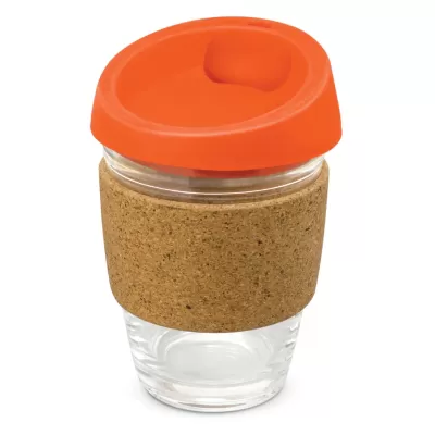 branded Metro Cup - Cork Band, from our range of promotional Reusable Coffee Cups - Plastic & Ceramic