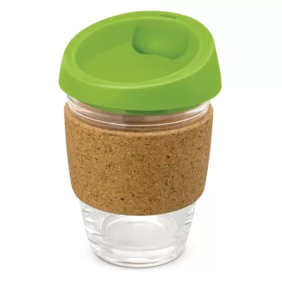 branded Metro Cup - Cork Band, from our range of promotional Reusable Coffee Cups - Plastic & Ceramic