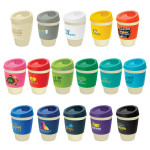 branded Metro Cup Bamboo, from our range of promotional Reusable Coffee Cups - Plastic &amp; Ceramic
