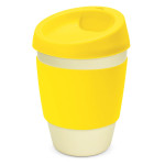 branded Metro Cup Bamboo, from our range of promotional Reusable Coffee Cups - Plastic &amp; Ceramic