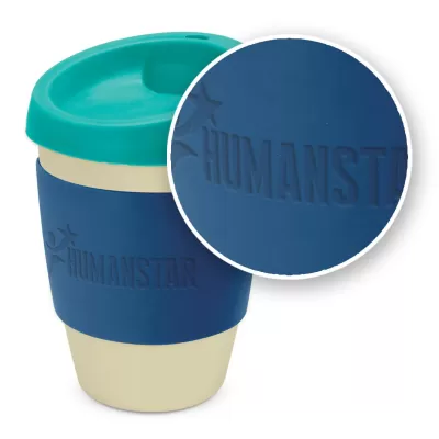 branded Metro Cup Bamboo, from our range of promotional Reusable Coffee Cups - Plastic & Ceramic
