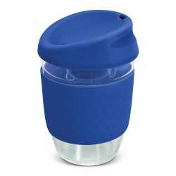 branded Nova Cup - Borosilicate 350ml, from our range of promotional Reusable Coffee Cups - Glass
