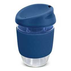 branded Nova Cup - Borosilicate 350ml, from our range of promotional Reusable Coffee Cups - Glass