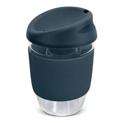 branded Nova Cup - Borosilicate 350ml, from our range of promotional Reusable Coffee Cups - Glass