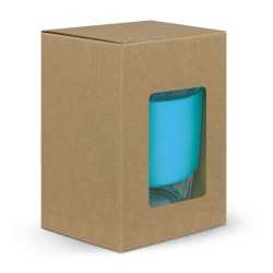 branded Nova Cup - Borosilicate 350ml, from our range of promotional Reusable Coffee Cups - Glass