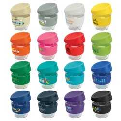 branded Nova Cup - Borosilicate 250ml, from our range of promotional Reusable Coffee Cups - Glass