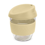 branded Nova Cup - Borosilicate 250ml, from our range of promotional Reusable Coffee Cups - Glass