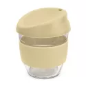 branded Nova Cup - Borosilicate 250ml, from our range of promotional Reusable Coffee Cups - Glass