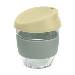 branded Nova Cup - Borosilicate 250ml, from our range of promotional Reusable Coffee Cups - Glass