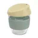 branded Nova Cup - Borosilicate 250ml, from our range of promotional Reusable Coffee Cups - Glass