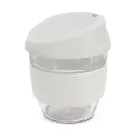 branded Nova Cup - Borosilicate 250ml, from our range of promotional Reusable Coffee Cups - Glass