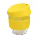 branded Nova Cup - Borosilicate 250ml, from our range of promotional Reusable Coffee Cups - Glass