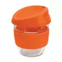 branded Nova Cup - Borosilicate 250ml, from our range of promotional Reusable Coffee Cups - Glass