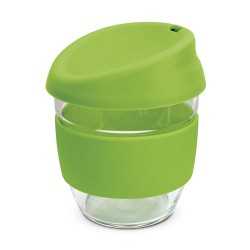 branded Nova Cup - Borosilicate 250ml, from our range of promotional Reusable Coffee Cups - Glass