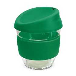 branded Nova Cup - Borosilicate 250ml, from our range of promotional Reusable Coffee Cups - Glass