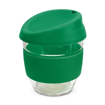branded Nova Cup - Borosilicate 250ml, from our range of promotional Reusable Coffee Cups - Glass