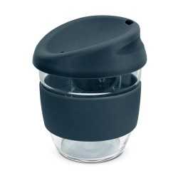branded Nova Cup - Borosilicate 250ml, from our range of promotional Reusable Coffee Cups - Glass