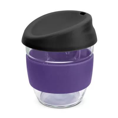 branded Nova Cup - Borosilicate 250ml, from our range of promotional Reusable Coffee Cups - Glass
