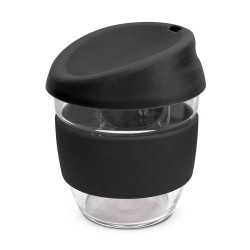 branded Nova Cup - Borosilicate 250ml, from our range of promotional Reusable Coffee Cups - Glass