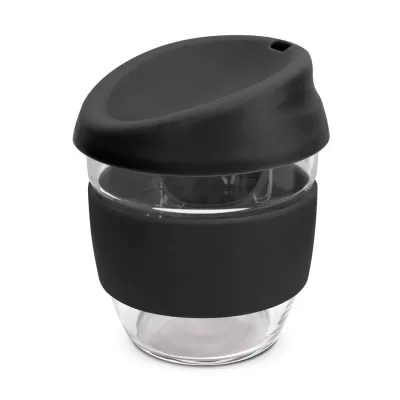 branded Nova Cup - Borosilicate 250ml, from our range of promotional Reusable Coffee Cups - Glass