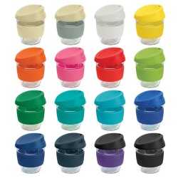 branded Nova Cup - Borosilicate 250ml, from our range of promotional Reusable Coffee Cups - Glass