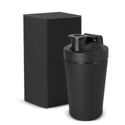 branded Trojan Metal Shaker, from our range of promotional Protein Shakers