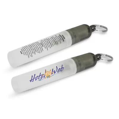 branded Mini Hand Sanitiser Key Ring, from our range of promotional Hand Sanitisers & Wipes