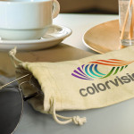 branded Cotton Sunglass Pouch, from our range of promotional Personal Products