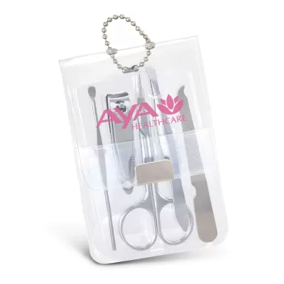 branded Vinyl Manicure Set, from our range of promotional Manicure Sets