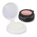 branded Compact Brush with Mirror, from our range of promotional Personal Products