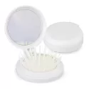 branded Compact Brush with Mirror, from our range of promotional Personal Products
