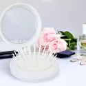 branded Compact Brush with Mirror, from our range of promotional Personal Products