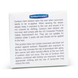 branded Sunburn Alert Stickers, from our range of promotional Sunscreen & Lip Balm