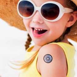 branded Sunburn Alert Stickers, from our range of promotional Sunscreen & Lip Balm