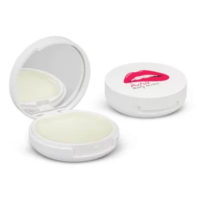 branded Compact Mirror and Lip Balm, from our range of promotional Sunscreen & Lip Balm